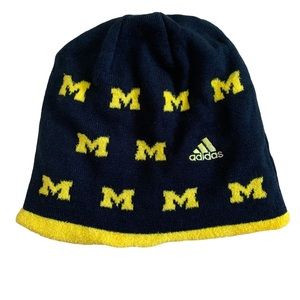 Adidas Michigan Wolverines Reversible Beanie